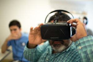virtual reality test